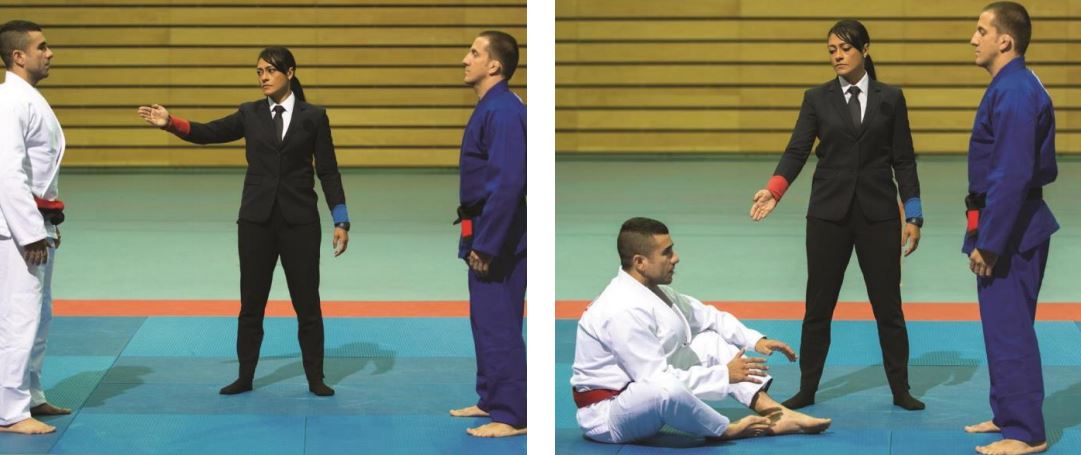 Luật thi đấu Ju-jitsu Quốc tế: Hiệu lệnh của trọng tài